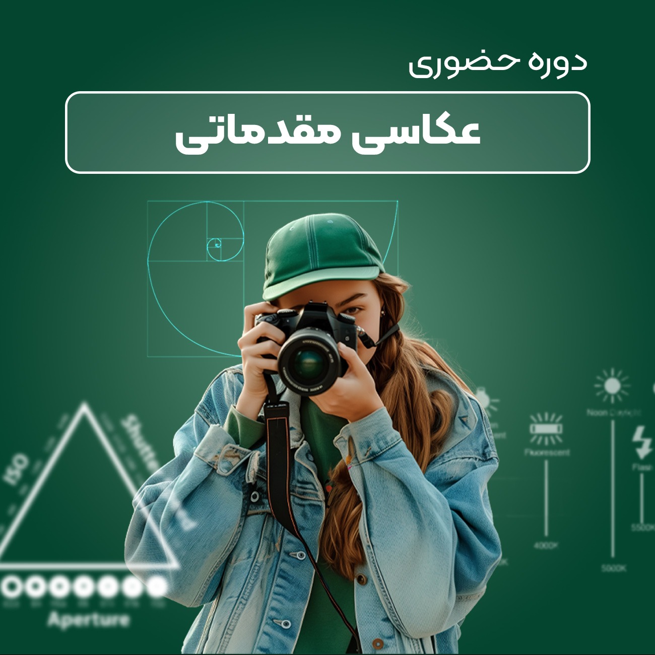 آموزش عکاسی مقدماتی (حضوری)