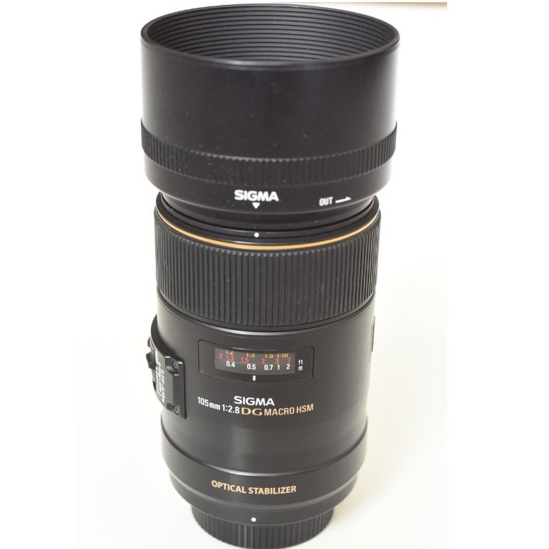 لنز سیگما دست دوم  Sigma 105mm f/2.8 EX DG OS HSM Macro for Nikon