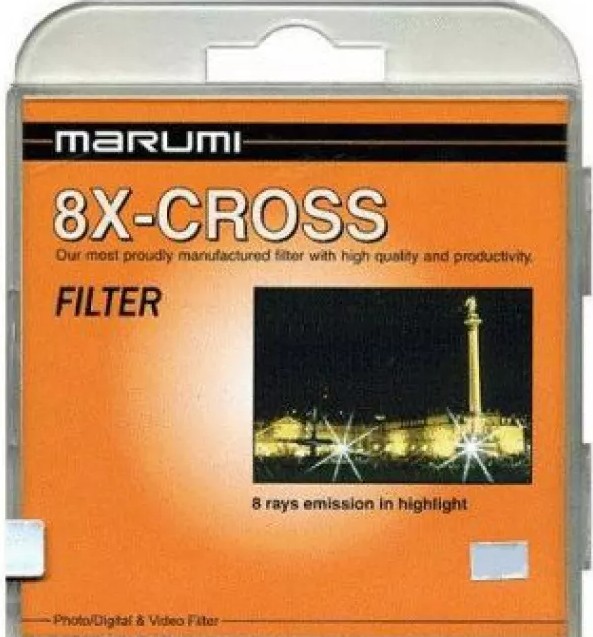 فیلتر عکاسی ستاره زن 8 پر مارومی Marumi Star photography 8X 72mm Cross Filter