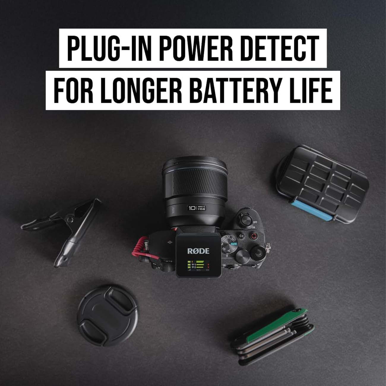 عکسی از میکروفون بی‌سیم رُد Rode Wireless Microphone GO (Gen 3)