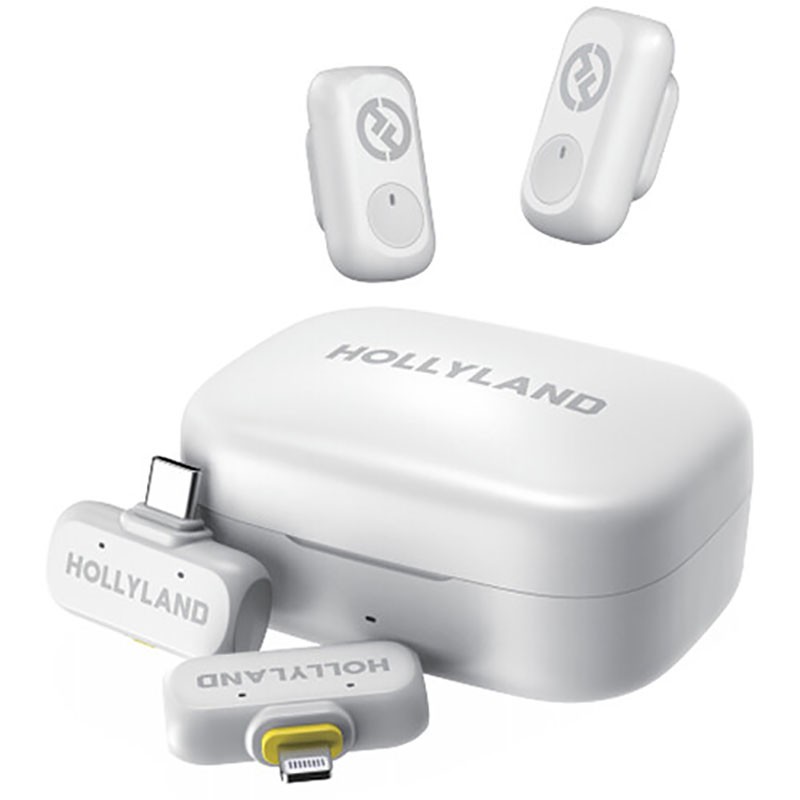 میکروفون یقه ای بی سیم Hollyland Lark A1 Combo 2 Person Wireless Microphone