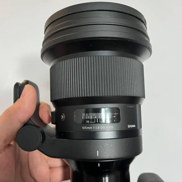 لنز سیگما دست دوم  Sigma 105mm f/1.4 DG HSM Art for Sony E