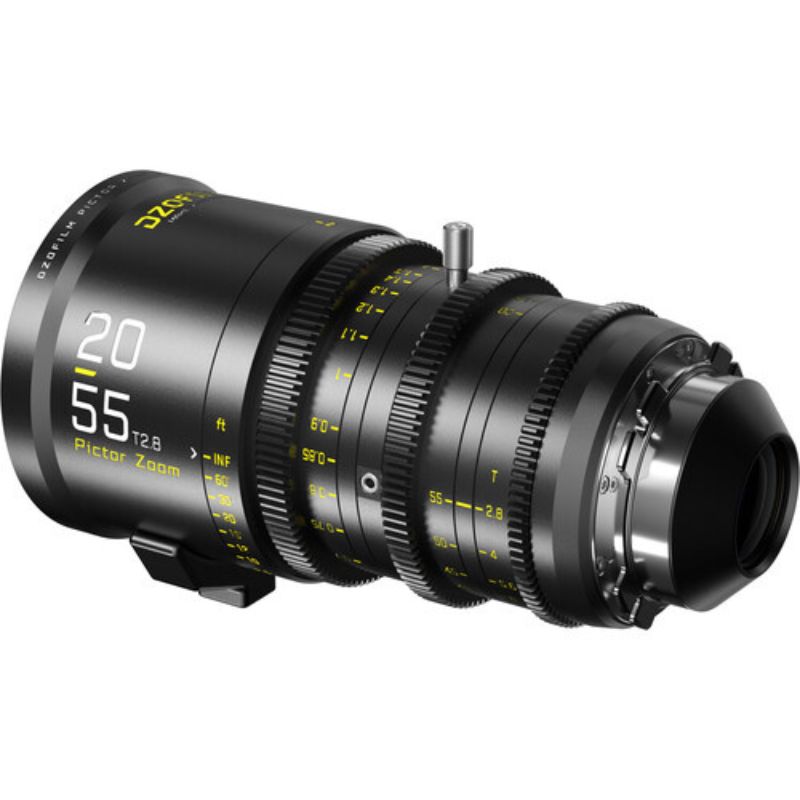 نمای سه رخ لنز دی‌زی‌اوفیلم DZOFilm Pictor 20-55mm T2.8 Super35 Parfocal Zoom Lens (PL Mount and EF 