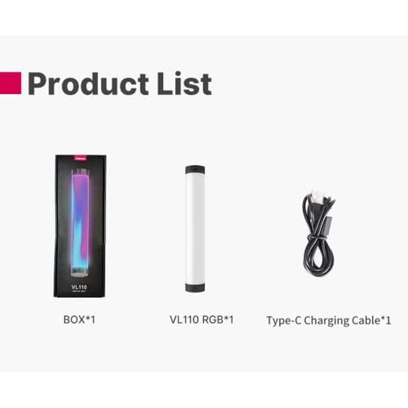 نور باتومی ULANZI VL110 RGB Light Stick