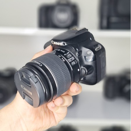 دوربین عکاسی کانن دست دوم Canon EOS 100D Kit 18-55mm f/3.5-5.6 III( جعبه ندارد )