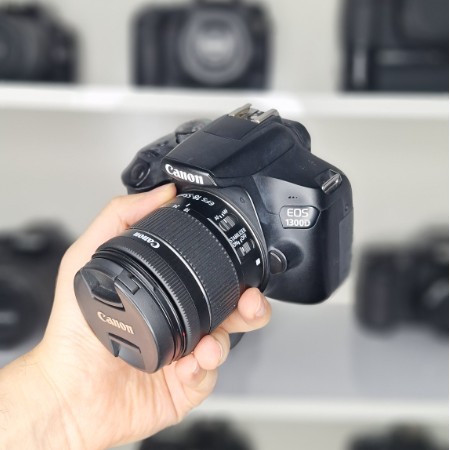 دوربین Canon 1300D kit 18-55mm stm دست دوم (9 هزار شات)