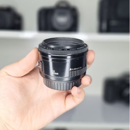 لنز Canon EF 50mm f/1.8 II دست دوم (جعبه ندارد)