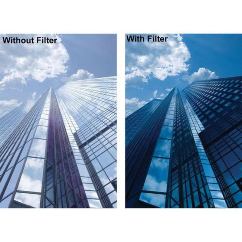 تاثیر فیلتر لنز پولاریزه تیانیا Tianya 77mm MC CPL 16 Layer Coated filter
