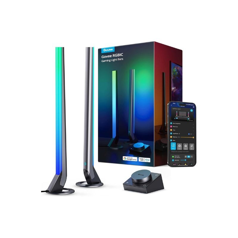 چراغ هوشمند گیمینگ رومیزی گووی Govee H6047 RGBIC Gaming Light Bars