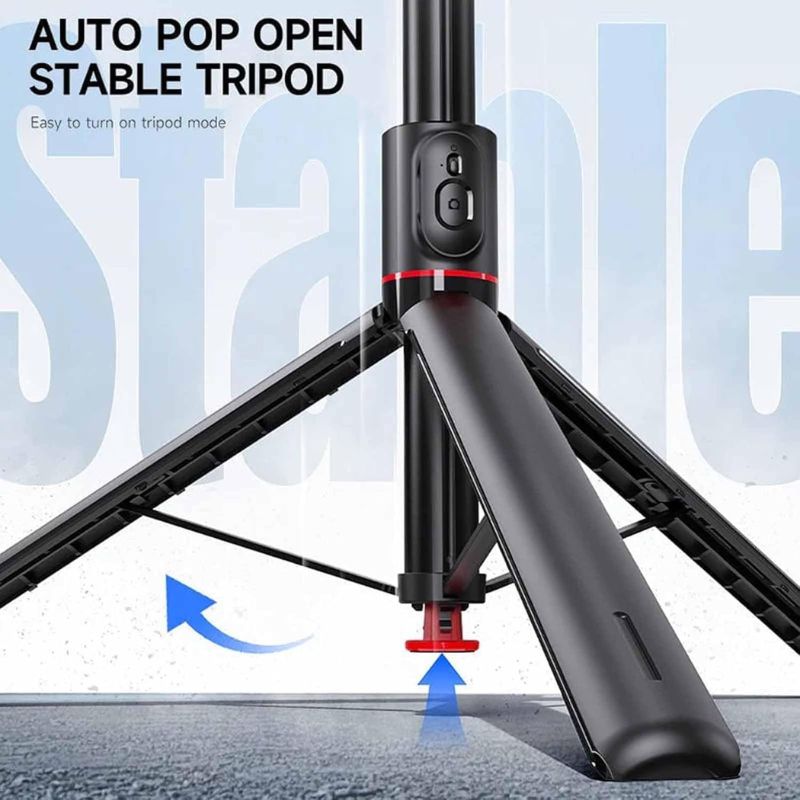 ریموت سه پایه سلفی بلوتوثی Generic TT01 Extendable Bluetooth Selfie Stick Tripod