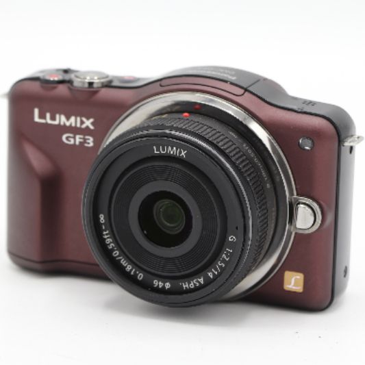 panasonic GF3 LENZ 14MMf2.5 دوربین کارکرده بدون جعبه