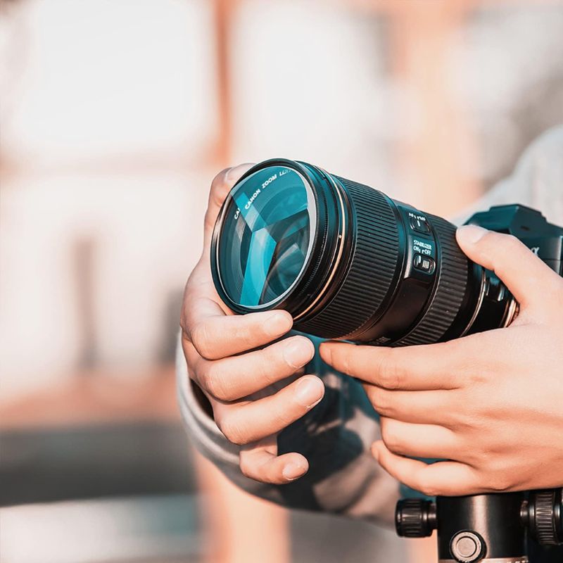 تصویر فیلتر لنز SAKUINER 77mm Triangular Prism Camera Lens Filter