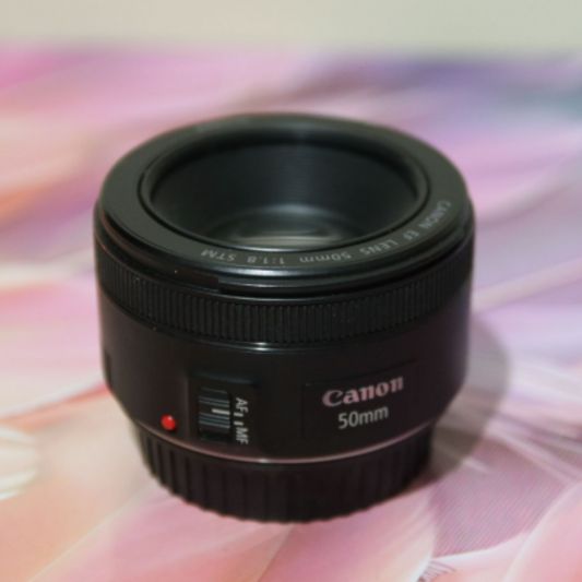 لنز کانن دست دوم Canon EF 50mm f/1.8 STM (جعبه ندارد)