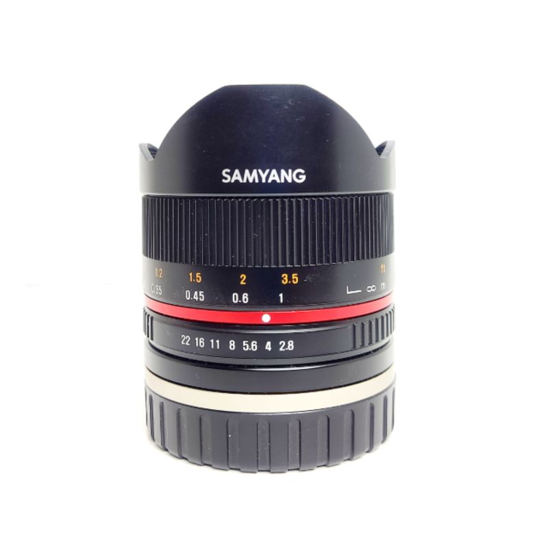 Samyang 8mm F2.8 UMC Fisheye II ef-M