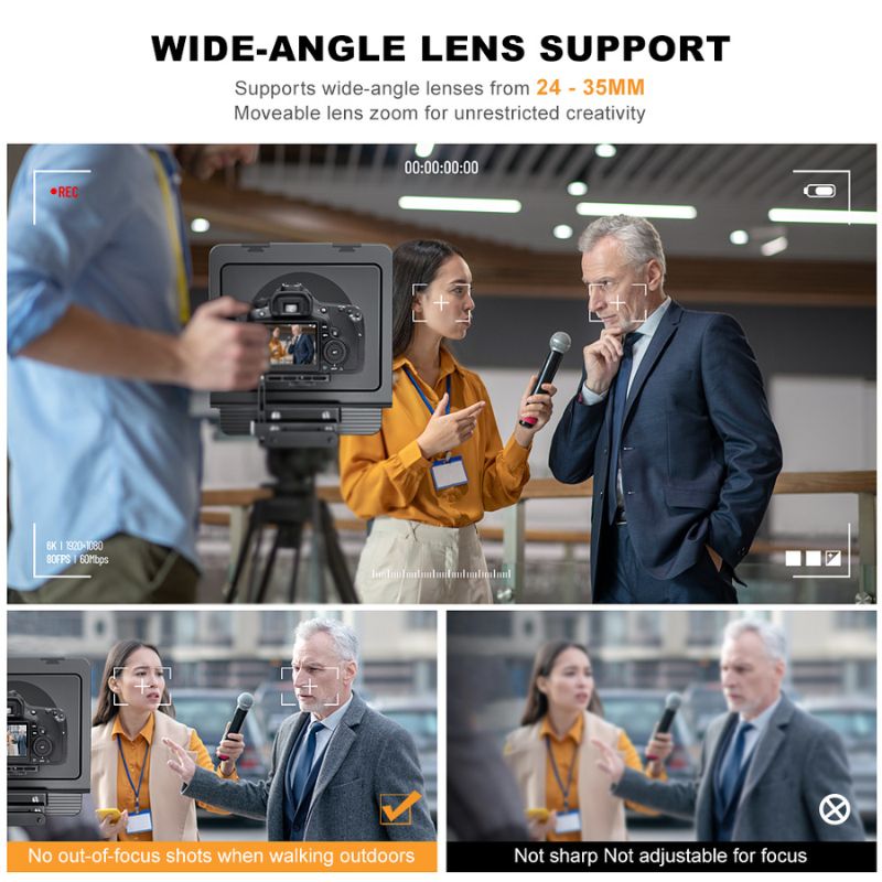 کاربرد تله پرامپتر اتوکیو Lensgo TC7II TelePrompter