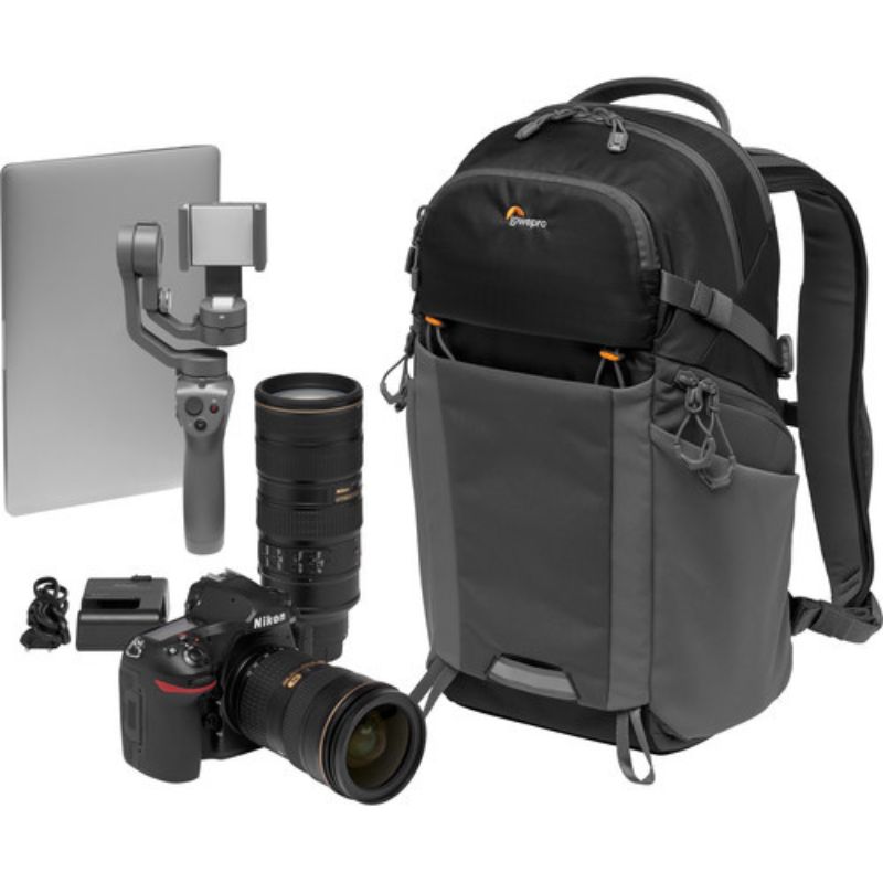 گنجایش کوله پشتی لوپرو Lowepro Photo Active 200 AW Backpack (Black/Gray, 16L)