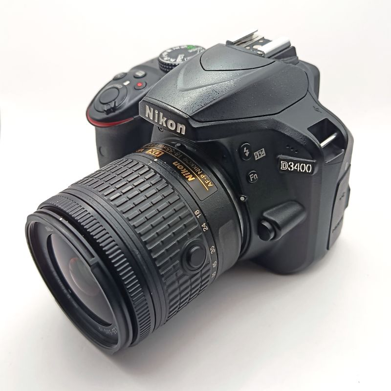 دوربین عکاسی نیکون دست دوم  Nikon D3400 Kit 18-55mm f/3.5-5.6 G VR (25000 شات)