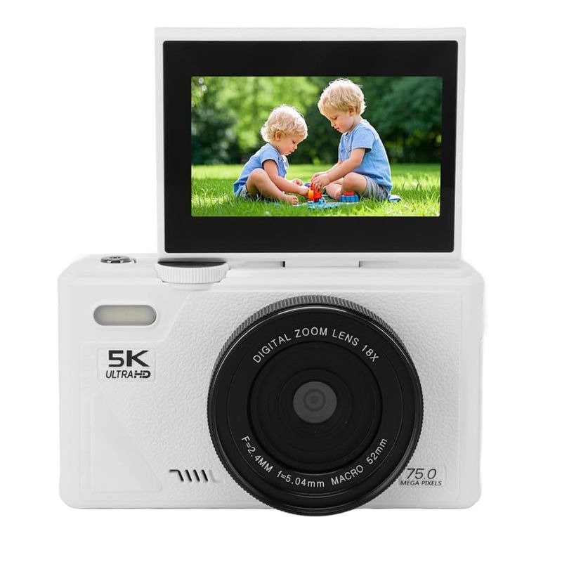 دوربین دیجیتال Licaevey 5K Digital Camera White