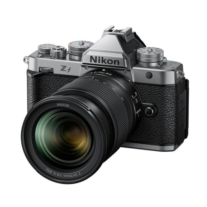 دوربین بدون آینه نیکون Nikon Zf Mirrorless Camera with 24-70mm f/4 Lens (Silver)