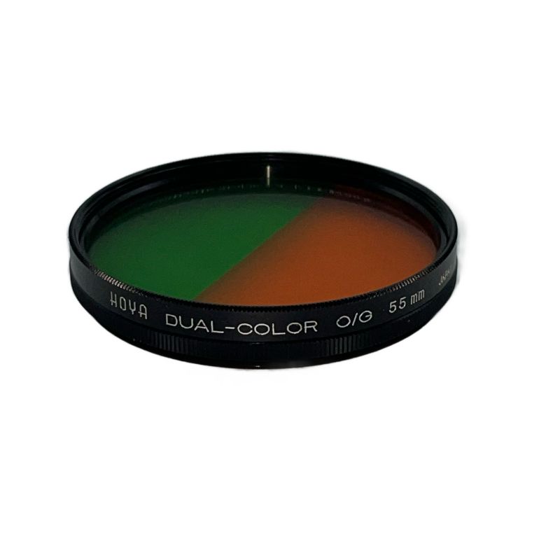 فیلتر لنز عکاسی هویا Hoya DUAL Color ORANGE-GREEN 55MM Filter