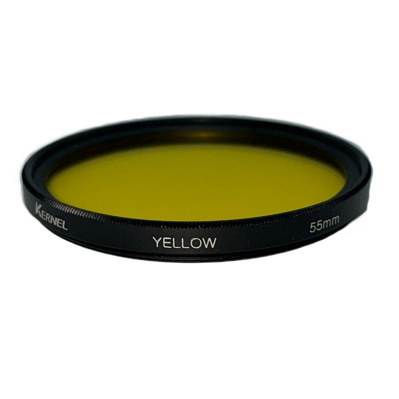 فیلتر لنز عکاسی کرنل kernel YELLOW 55MM Filter