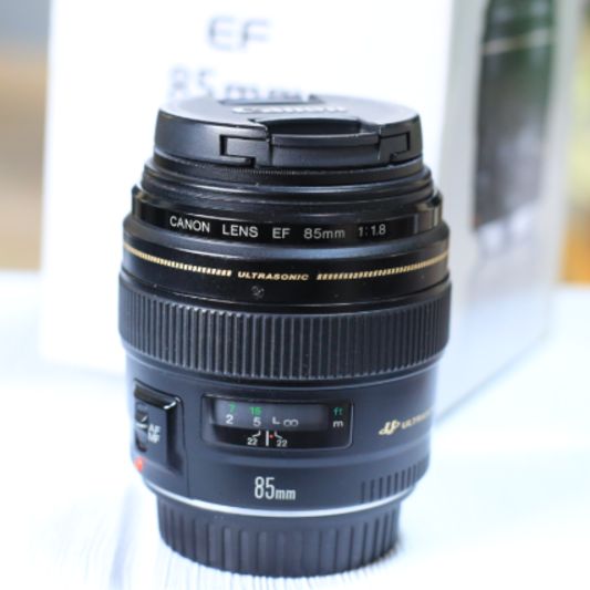 لنز دست دوم لنز کانن Canon EF 85mm f/1.8 USM Lens (جعبه دارد)