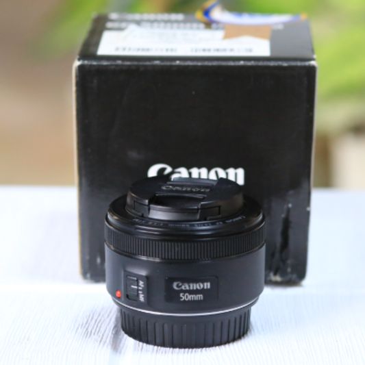 لنز دست دوم لنز کانن Canon EF 50mm f/1.8 STM Lens (جعبه دارد)