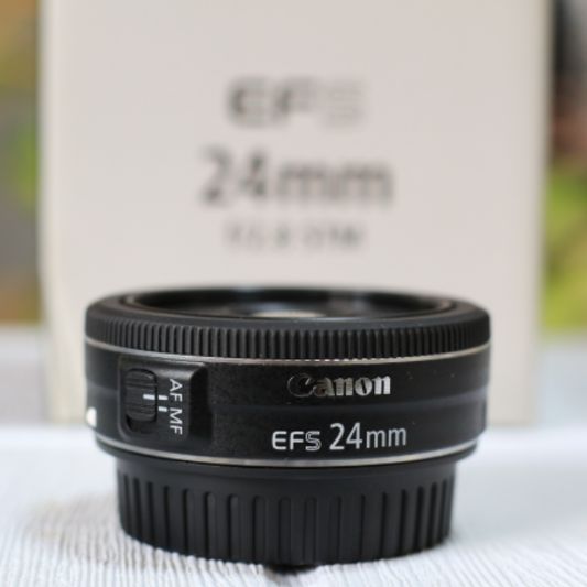 لنز دست دوم لنز کانن Canon EF-S 24mm f/2.8 STM Lens (جعبه دارد)