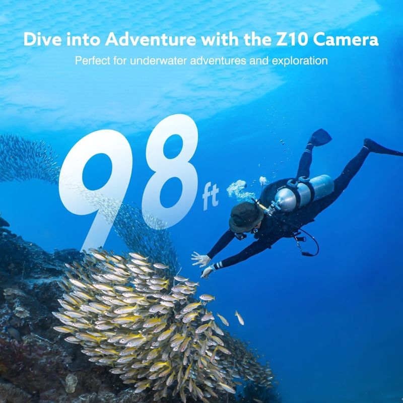 قابلیت ضد آبی دوربین ورزشی Generic 4K Ultra HD Mini Sports Action Camera