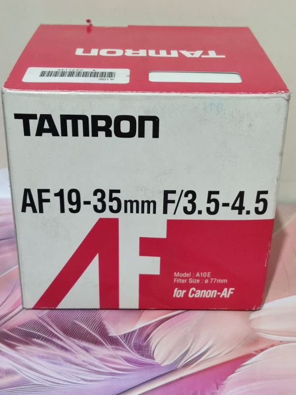 لنز دست دوم لنز واید تامرون Tamron 19-35mm f/3.5-4.5 AF مخصوص کانن فول فریم (جعبه دارد)