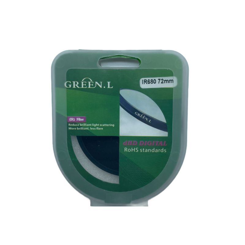 فیلتر لنز عکاسی گرینل GREEN-L INFRARED 680 72MM Filter