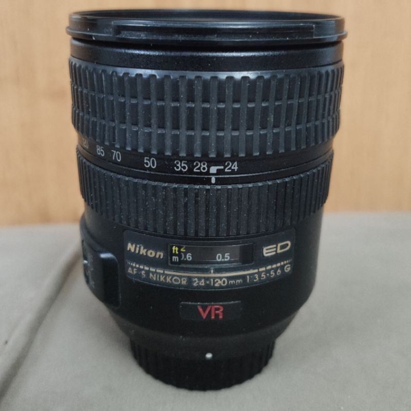 لنز دست دوم لنز نیکون Nikon Zoom Nikkor 24-120mm f/3.5-5.6G ED-IF AF-S (جعبه ندارد)