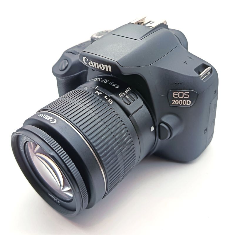 دوربین دست دوم کانن Canon EOS 2000D kit EF-S 18-55mm (فقط هزار شات)