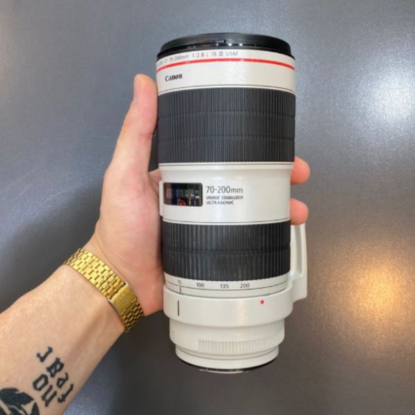 لنز دست دوم لنز کانن Canon EF 70-200 F2.8L IS III USM (جعبه دارد)