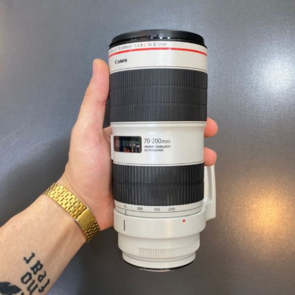 لنز دست دوم لنز کانن Canon EF 70-200 F2.8L IS III USM (جعبه دارد)