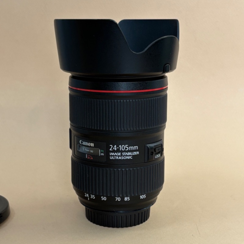 لنز دست دوم Canon EF 24-105mm f/4L IS II USM لنز کانن (جعبه دارد)