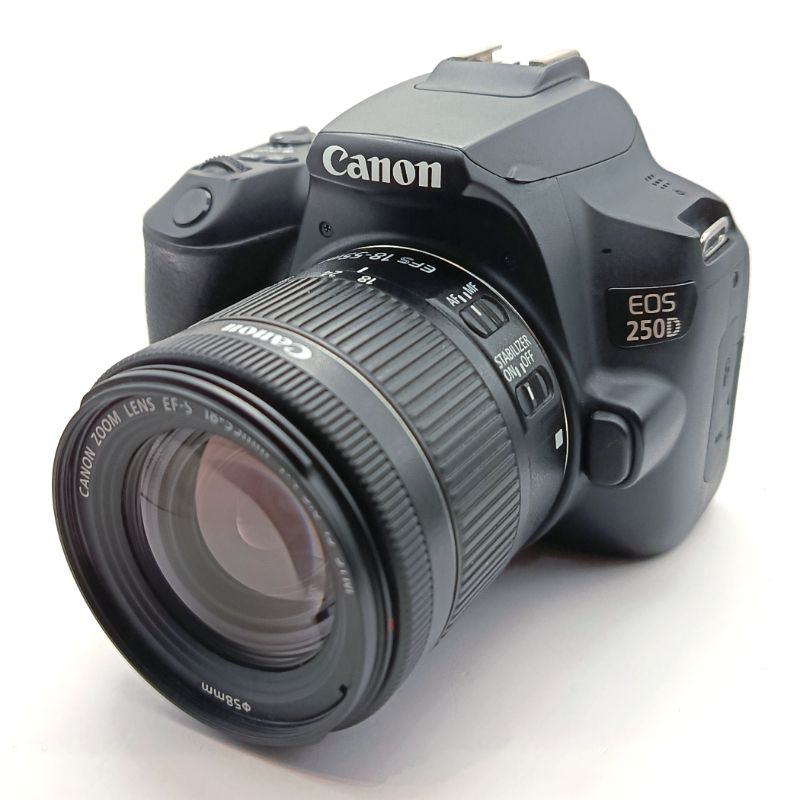 دوربین دست دوم  عکاسی کانن Canon EOS 250D Kit EF-S 18-55 mm f/4-5.6 IS STM (7800 شات)