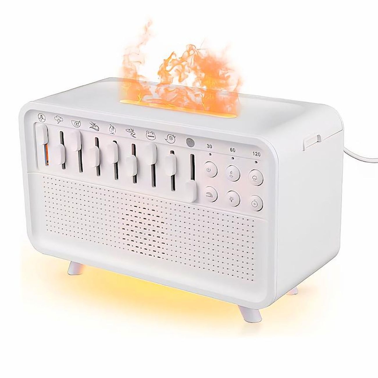 دستگاه بخور سرد و باکس موزیکال با صداهای طبیعت Cold diffuser and musical box with nature sounds