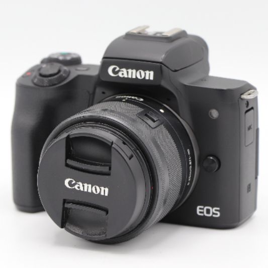 دوربین دست دوم بدون آینه کانن Canon EOS M50 kit 15-45mm black  (3000 شات)