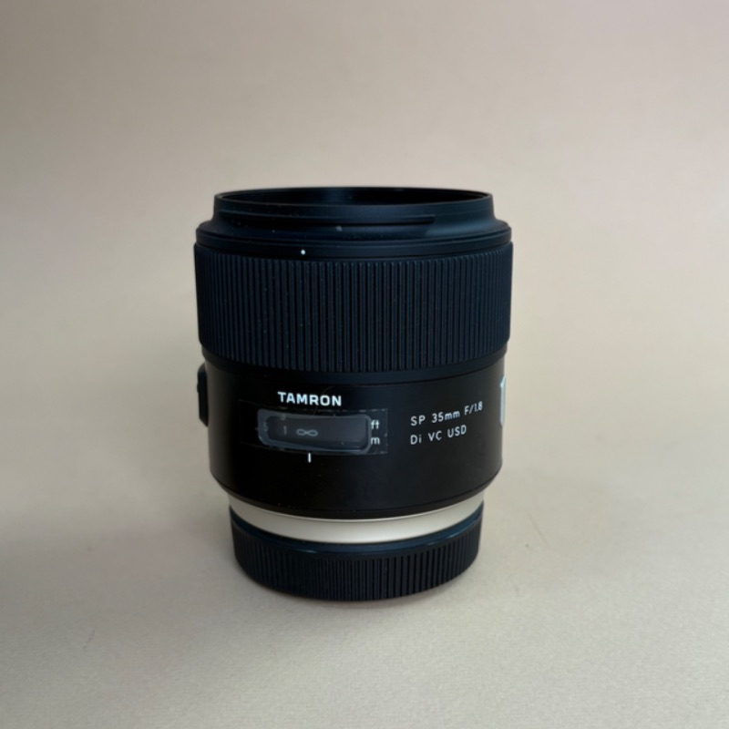 لنز دست دوم لنز تامرون Tamron SP 35mm f/1.8 Di VC USD for Canon (جعبه دارد)