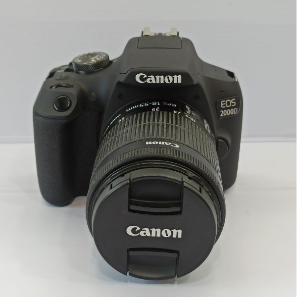 دوربین دست دوم دوربین عکاسی کانن Canon EOS 2000D kit EF-S 18-55mm III (2000 شات)