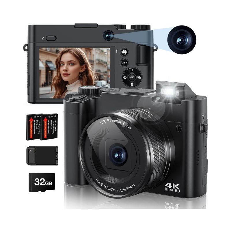 دوربین دیجیتال Generic DC218 4K Compact Digital Camera