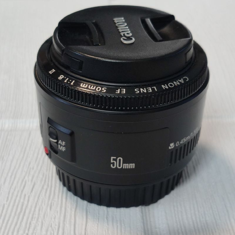 لنز دست دوم لنز کانن Canon EF 50mm f/1.8 II (جعبه ندارد)