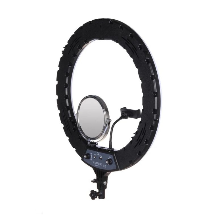 نمای سه رخ پشت رینگ لایت TB2 YQ 520 PRO MAX ring light