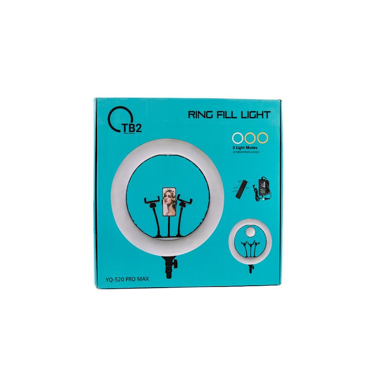 جعبه رینگ لایت TB2 YQ 520 PRO MAX ring light