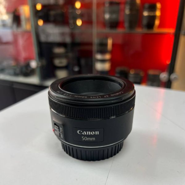 لنز دست دوم Canon EF 50mm f/1.8 STM Lens (جعبه دارد)