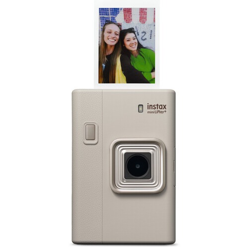 دوربین چاپ سریع فوجی FUJIFILM INSTAX MINI LiPlay+ Hybrid Instant Camera (Sand Beige)