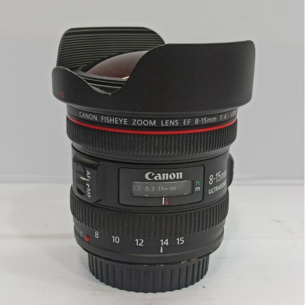 لنز دست دوم EF 8-15 f/4L Fisheye USM (جعبه دارد)