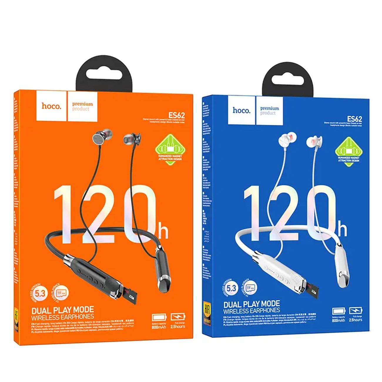 جعبه هدست گردنی هوکو Hoco ES62 Neck-hang BT Earphones