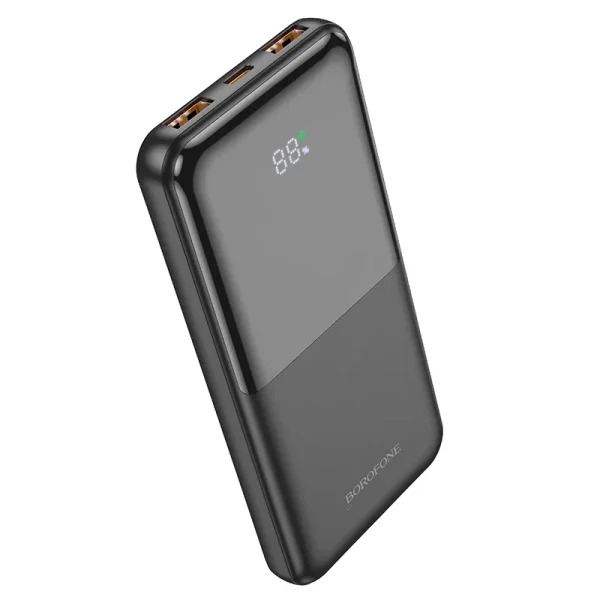 پاور بانک 10000 میلی‌آمپر بروفون Borofone BJ36 10000mAh Power Bank Black